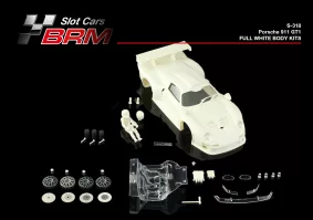 BRM047-K2 Porsche 911 GT1-96 White Kit 1:24th scale with all new metal chassis. BRM047-K2 Porsche 911 GT1-96 White Kit 1:24th scale with all new metal chassis.